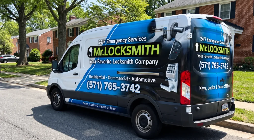 Mr. Locksmith Arlington VA mobile locksmith van